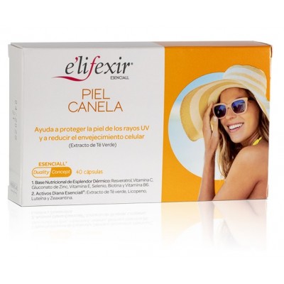 Comprar ELIFEXIR ESENCIALL PIEL CANELA 40 CAPSULAS al mejor precio en NuestraFarma, tu farmacia online
