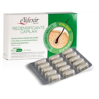 Comprar ELIFEXIR ESENCIALL REDENSIFICANTE CAPILAR 30 CAPSULAS al mejor precio en NuestraFarma, tu farmacia online