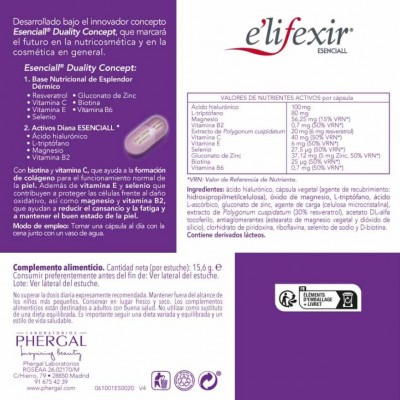 Comprar ELIFEXIR ESENCIALL COCTEL DE BELLEZA NOCTURNA 30 CAPSULAS al mejor precio en NuestraFarma, tu farmacia online