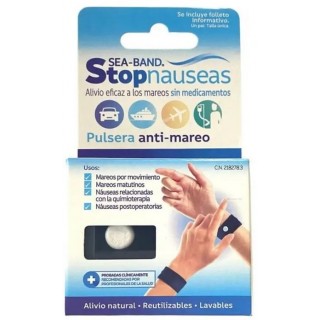 SEA-BAND AQUAMED ACTIVE PULSERA ANTIMAREO ADULTO 2 UNIDADES