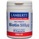 LAMBERTS BIOTINA 500 µG 90 CAPSULAS 8068