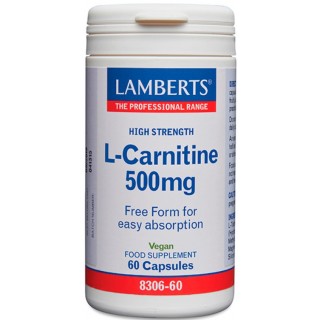 LAMBERTS L-CARNITINA 500 MG 60 CAPSULAS
