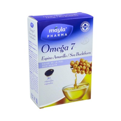 Comprar MAYLA OMEGA 7 ESPINO AMARILLO 30 CAPSULAS al mejor precio en NuestraFarma, tu farmacia online