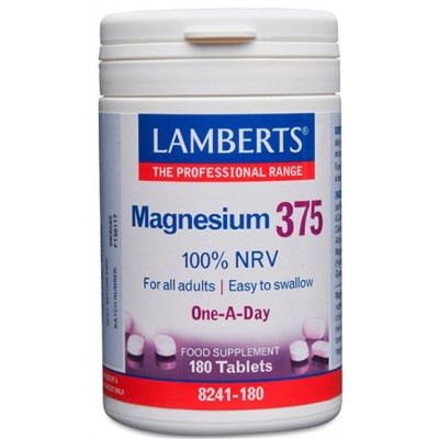 Comprar LAMBERTS MAGNESIO 375 180 TABLETAS 8241 al mejor precio en NuestraFarma, tu farmacia online