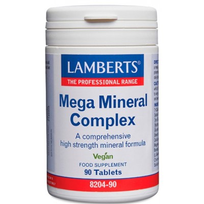 Comprar LAMBERTS MEGA MINERAL COMPLEX 90TABLETAS 8204 al mejor precio en NuestraFarma, tu farmacia online