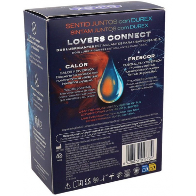 Comprar DUREX LOVERS CONNECT CALOR+FRESCOR 2 UNIDADES 50 ML al mejor precio en NuestraFarma, tu farmacia online