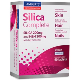 LAMBERTS SILICA COMPLETE PELO PIEL UÑAS 60 TABLETAS 8545