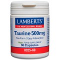 LAMBERTS TAURINA 500 MG 60 CAPSULAS