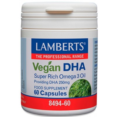 Comprar LAMBERTS DHA VEGANO 60 CAPSULAS 8494 al mejor precio en NuestraFarma, tu farmacia online