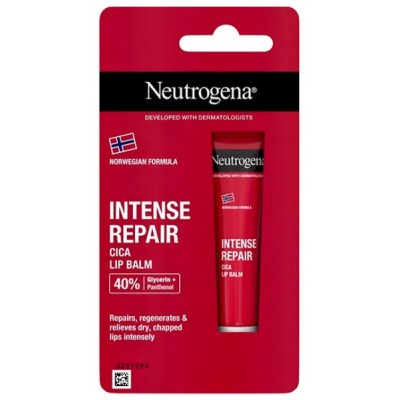 Comprar NEUTROGENA BALSAMO LABIAL CICA INTENSE REPAIR 15 ML al mejor precio en NuestraFarma, tu farmacia online
