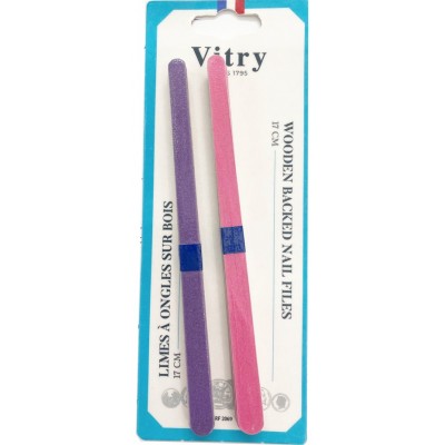 Comprar VITRY LIMAS DE MANICURA SOBRE MADERA 17 CM 12 UNIDADES REF2069Z al mejor precio en NuestraFarma, tu farmacia online