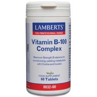 LAMBERTS VITAMIN B-100 COMPLEX 60 TABLETAS 8032