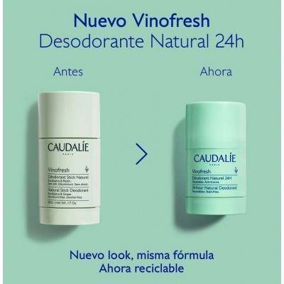 Comprar CAUDALIE DESODORANTE STICK NATURAL VINOFRESH 24H 50G al mejor precio en NuestraFarma, tu farmacia online