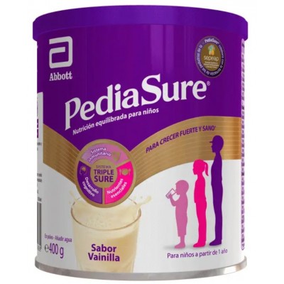 Comprar PEDIASURE POLVO SABOR VAINILLA 400 G al mejor precio en NuestraFarma, tu farmacia online