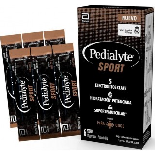 PEDIALYTE SPORT PIÑA/COCO 6 SOBRES X 14G
