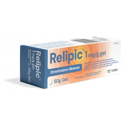 Comprar RELIPIC 1 MG/G GEL CUTANEO 1 TUBO 50 G al mejor precio en NuestraFarma, tu farmacia online
