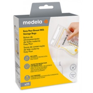 MEDELA BOLSAS DE ALMACENAMIENTO LECHE MATERNA EASY POUR 25 UNIDADES