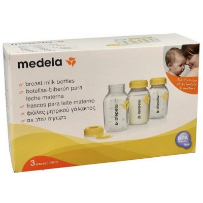 Comprar MEDELA BOTELLA-BIBERÓN PARA LECHE MATERNA 3X150 ML al mejor precio en NuestraFarma, tu farmacia online