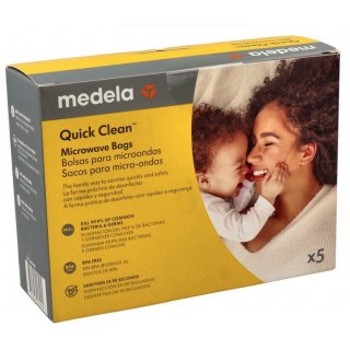 MEDELA BOLSAS DE ESTERILIZACIÓN PARA MICROONDAS QUICK CLEAN 5 UNIDADES