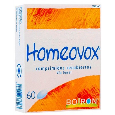 Comprar HOMEOVOX 60 COMPRIMIDOS RECUBIERTOS al mejor precio en NuestraFarma, tu farmacia online