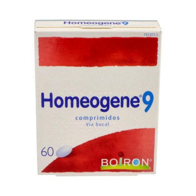 Comprar HOMEOGENE 9 60 COMPRIMIDOS al mejor precio en NuestraFarma, tu farmacia online