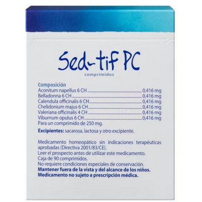 Comprar SED-TIF PC 90 COMPRIMIDOS al mejor precio en NuestraFarma, tu farmacia online
