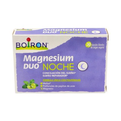 Comprar BOIRON MAGNESIUM DUO NOCHE 30 CAPSULAS al mejor precio en NuestraFarma, tu farmacia online