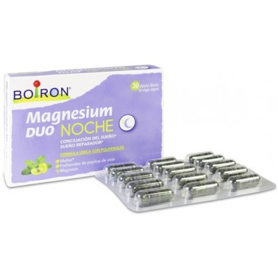 Comprar BOIRON MAGNESIUM DUO NOCHE 30 CAPSULAS al mejor precio en NuestraFarma, tu farmacia online