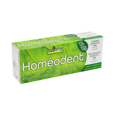 Comprar BOIRON HOMEODENT CUIDADO DIENTES Y ENCIAS PASTA DENTIFRICA SABOR CLOROFILA 75 ML al mejor precio en NuestraFarma, tu farmacia online