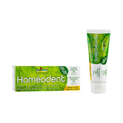 Comprar BOIRON HOMEODENT CUIDADO DIENTES Y ENCIAS PASTA DENTIFRICA SABOR LIMON 75 ML al mejor precio en NuestraFarma, tu farmacia online