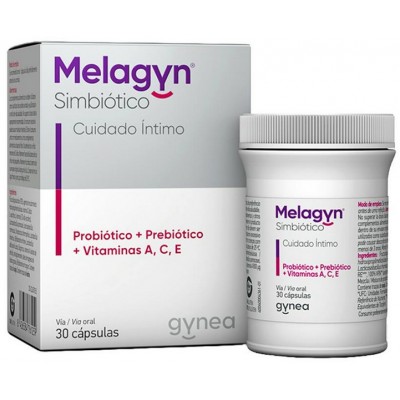 Comprar MELAGYN SIMBIOTICO 30 CAPSULAS al mejor precio en NuestraFarma, tu farmacia online