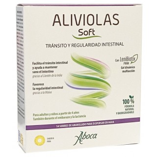 ABOCA ALIVIOLAS SOFT SABOR PIÑA 14 SOBRES