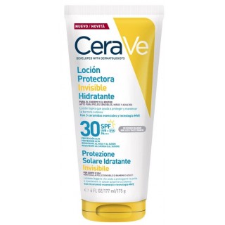 CERAVE LOCION SOLAR PROTECTORA INVISIBLE HIDRATANTE SPF 30 177 ML