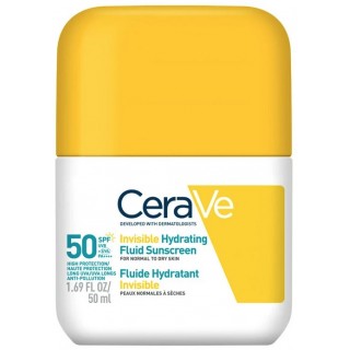 CERAVE PROTECTOR SOLAR FLUIDO INVISIBLE PIEL NORMAL-SECA SPF 50+ 50 ML