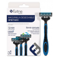 FARLINE HOMBRE MAQUINILLA DE AFEITADO DESECHABLE 3 UNIDADES