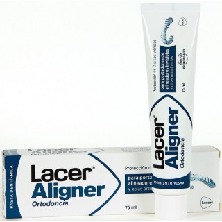 LACER ALIGNER ORTODONCIA PASTA DENTIFRICA SABOR MENTA 75 ML