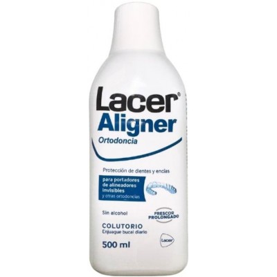 Comprar LACER ALIGNER ORTODONCIA COLUTORIO SABOR MENTA 500 ML al mejor precio en NuestraFarma, tu farmacia online