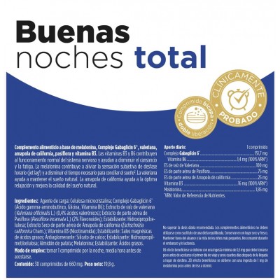 Comprar ELADIET BUENAS NOCHES TOTAL 30 COMPRIMIDOS al mejor precio en NuestraFarma, tu farmacia online