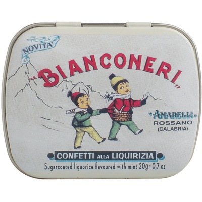 Comprar AMARELLI REGALIZ BIANCONERI PASTILLAS DE REGALIZ SABOR MENTA Y VAINILLA 50 G al mejor precio en NuestraFarma, tu farmacia online