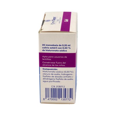 Comprar OMNITEARS GEL 20 UNIDADES MONODOSIS al mejor precio en NuestraFarma, tu farmacia online