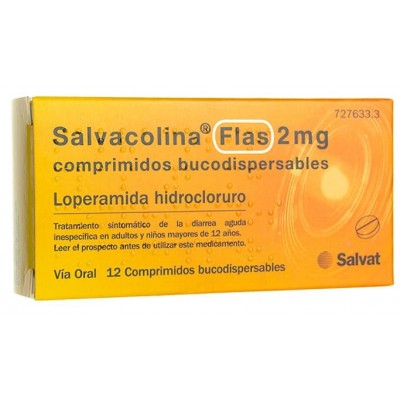Comprar SALVACOLINA FLAS 2 MG 12 COMPRIMIDOS BUCODISPERSABLES al mejor precio en NuestraFarma, tu farmacia online