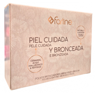 FARLINE POLVOS BRONCEADORES COLOR ARENA 9.5 G + BROCHA