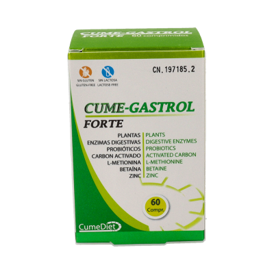 Comprar CUMEDIET CUME-GASTROL FORTE 60 COMPRIMIDOS al mejor precio en NuestraFarma, tu farmacia online
