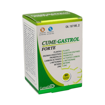 Comprar CUMEDIET CUME-GASTROL FORTE 60 COMPRIMIDOS al mejor precio en NuestraFarma, tu farmacia online