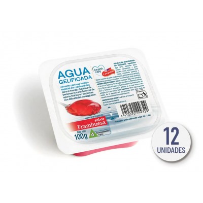 Comprar CAMPOFRIO HEALTHCARE AGUA GELIFICADA 12 TARRINAS 100 G SABOR FRAMBUESA al mejor precio en NuestraFarma, tu farmacia online