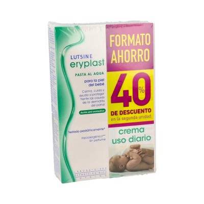 Comprar LUTSINE ERYPLAST PASTA AL AGUA 2 TUBOS 125 G DUPLO al mejor precio en NuestraFarma, tu farmacia online