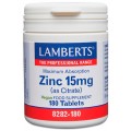 LAMBERTS ZINC 15 MG 180 TABLETAS  8282