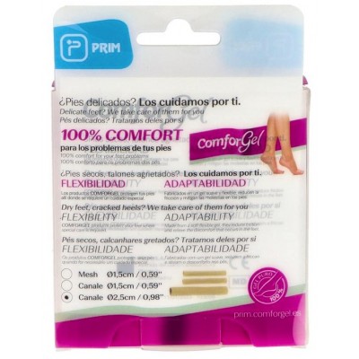 Comprar PRIM COMFORGEL TUBO PROTECTOR DEDOS GEL TEJIDO CANALE 2,5 CM DIAMETRO 2 UNIDADES al mejor precio en NuestraFarma, tu farmacia online