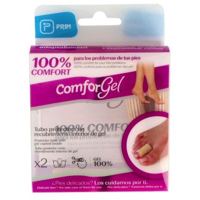 Comprar PRIM COMFORGEL TUBO PROTECTOR DEDOS GEL TEJIDO CANALE 2,5 CM DIAMETRO 2 UNIDADES al mejor precio en NuestraFarma, tu farmacia online
