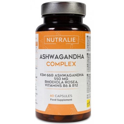 Comprar NUTRALIE ASHWAGANDHA COMPLEX 60 CAPSULAS al mejor precio en NuestraFarma, tu farmacia online